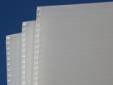 Plaque Polypro blanc 450gr/m² - Epaisseur 3mm